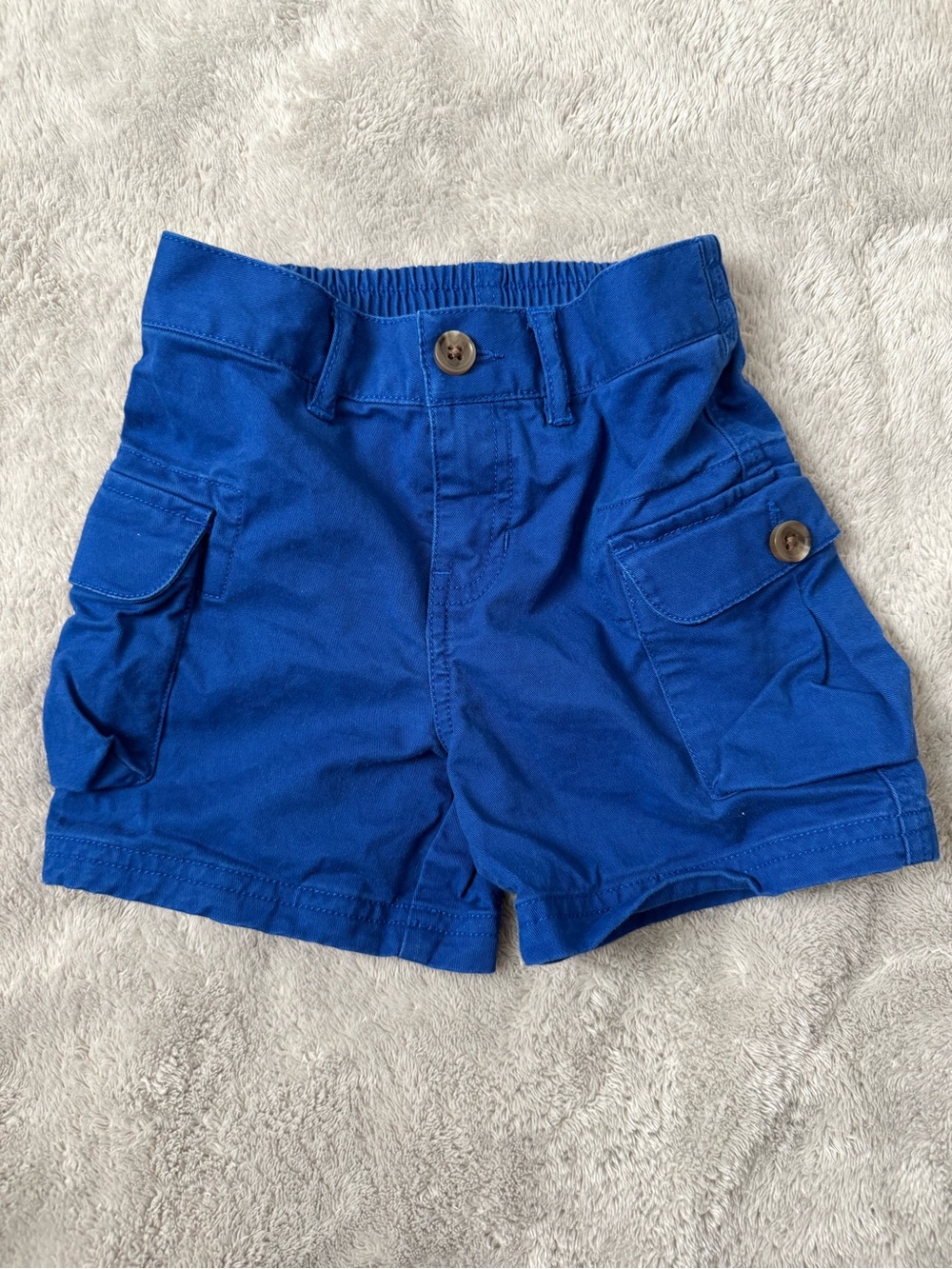 Toddler Ralph Lauren Blue Cargo Shorts